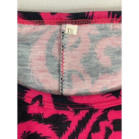 Women’s Pink & Black Long Sleeve Dress - Picture 3 of 6